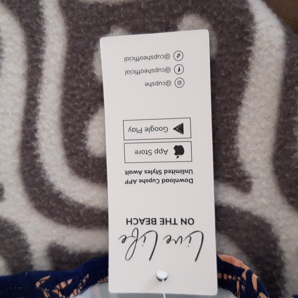 Geo Print V Neck Blue Mini Dress - Picture 6 of 6